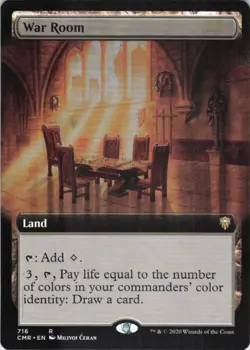 MTG War Room (Extended Art) (716) | NM | Commander Legends (CMR) - Image 1