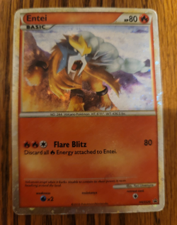 Entei HGSS20 HP Pokemon TCG Heart Gold Soul Silver Black Star Promo Holo - Image 1