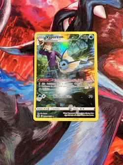 Pokemon Vaporeon TG02/TG30 Brilliant Stars Ultra Rare Holo Light Play - Image 1