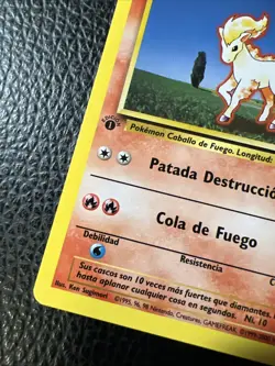 # Pokemon Spanish Ponyta Base Set 1st Edition 60/102 WOTC 1999 Vintage NM - Image 2