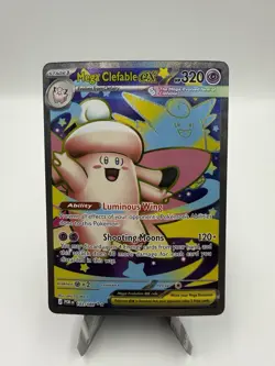 Pokemon Mega Clefable EX 103/088 Fates Collide Ultra Rare Full Art Holo 320 HP - Image 1