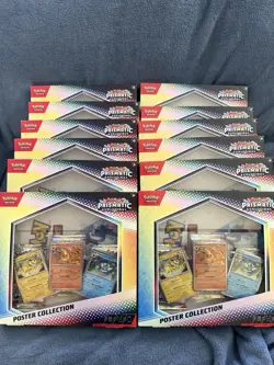 Pokemon TCG Scarlet & Violet Prismatic Evolutions Poster Collection (lot of 12) - Image 1
