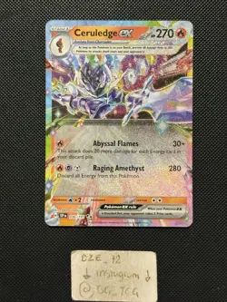 Pokemon Surging Sparks - Ceruledge Ex - 036/191 - Full Art - M/NM - Image 1