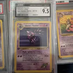 Pokemon TCG Sabrina's Haunter Gym Heroes 1st Edition 58/132 - Image 2