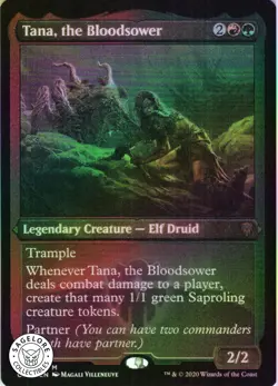 MTG Tana, the Bloodsower (Foil Etched) (537) | NM Foil | Commander Legends (CMR) - Image 1