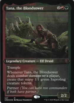 MTG Tana, the Bloodsower (Foil Etched) (537) | NM Foil | Commander Legends (CMR) - Image 2