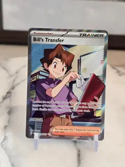 Pokemon TCG Bill's Transfer 194/165 Sv: Scarlet & Violet 151 Holo Full Art LP - Image 1