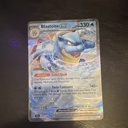 The Pokemon Company Pokemon TCG Blastoise ex 030/142 Stellar Crown Holo 330 HP - Image 1