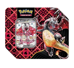 Pokemon TCG Scarlet & Violet Paldean Fates Booster Pack 5 Charizard Tin - Image 1