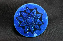 Pokemon TCG Blue Holo Starmie Flip Coin 2000 Nintendo Wizards WOTC Pokemon - Image 1