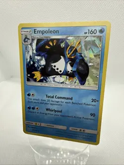 Pokemon Empoleon Ultra Prism 034/156 Cracked Ice Holo Near Mint English - Image 2