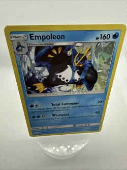 Pokemon Empoleon Ultra Prism 034/156 Cracked Ice Holo Near Mint English - Image 4