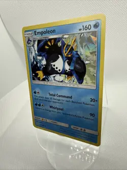 Pokemon Empoleon Ultra Prism 034/156 Cracked Ice Holo Near Mint English - Image 5