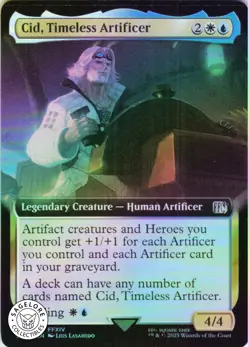 MTG Cid, Timeless Artificer (Extended Art) (480) | NM Foil | Final Fantasy (FIN) - Image 1