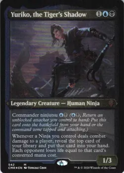 MTG Yuriko, the Tiger's Shadow (Foil Etched) (542) | NM Foil | Commander Legends - Image 2
