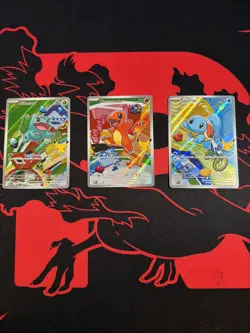 Kanto Starters 1st Partner Pokemon TCG Pack Fresh Near Mint See Pictures - Image 1