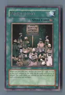 Prohibition PSV-039 Pharaoh's Servant Unlimited Yu-Gi-Oh! TCG - Image 1