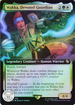 MTG Wakka, Devoted Guardian (Extended) (190) | NM Foil | Final Fantasy (FIC) - Image 1