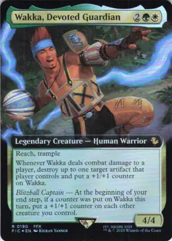 MTG Wakka, Devoted Guardian (Extended) (190) | NM Foil | Final Fantasy (FIC) - Image 2