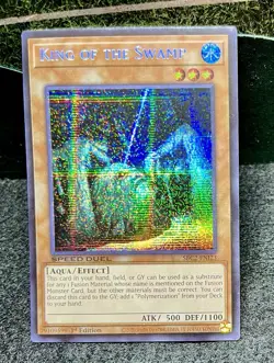 King Of The Swamp SBC2-ENI23 1st Edition Prismatic Secret Rare Yu-Gi-Oh 🔥 - Image 1