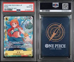 2025 Nami ONE PIECE Japanese EB03-053 SR Heroines Edition PSA 10 - Image 1