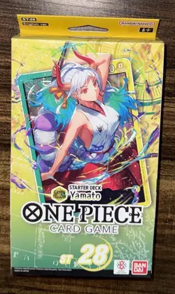 One Piece TCG ST 28 Green Yellow Yamato Starter Deck New Factory Sealed Bandai - Image 1