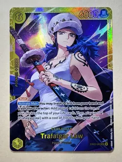 Trafalgar Law EB03-062 SEC Extra Booster: One Piece Heroines Edition Foil - Image 1