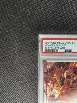 2024 One Piece Monkey D Luffy Op09-119 Alternate Art Psa 10 Card English - Image 2