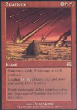 Starstorm - Light Play MTG Onslaught - Image 1