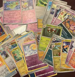 Pokemon TCG Reverse Holo Lot (50 Cards) – Uncommon Shiny Foil ◆ - Image 1