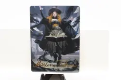 Magic the Gathering Tasha, the Witch Queen Art Card 41/81 golden signature - Image 1