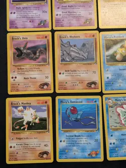 GYM HEROS Lot Of 24 Cards Vintage Pokemon WOTC TCG See Description (Lot 94) - Image 5