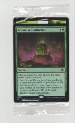 Cosmium Confluence Foil Pre Release Promo MtG Card LCI 181 Sealed - Image 1
