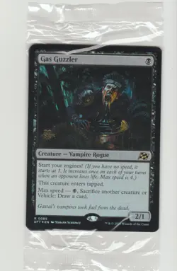 Gas Guzzler Foil Prerelease Promo Rare MtG Card DFT 85 Sealed - Image 1
