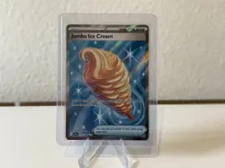 Pokemon TCG Jumbo Ice Cream Hyper Rare Gold Card 109/086 Chaos Rising NM - Image 1