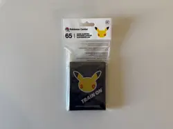 Pokemon Center 30th Celebration Card Sleeves Pikachu 65 Sleeves New IN HAND - Image 1
