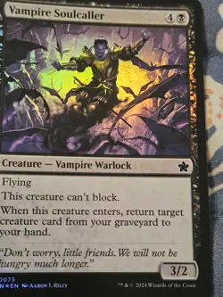 Vampire Soulcaller FOIL FDN Foundations MTG 75 MTG Magic - Image 3