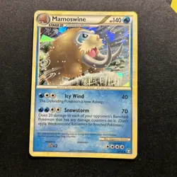 Mamoswine 5/102 Cracked Ice NM -Rare Vintage Holo Pokemon Card- Triumphant (4s1) - Image 1