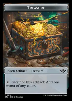 MTG Inkling // Treasure ** TOTC Token ** English - Image 2