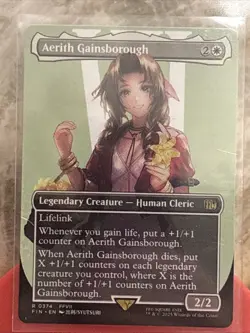 Aerith Gainsborough (Borderless) Final Fantasy Regular - Image 1