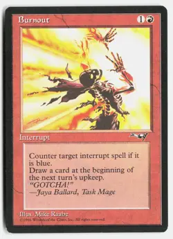 Burnout 101 Uncommon Alliances Magic: The Gathering Near Mint - Image 1