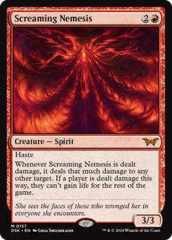 Screaming Nemesis (REGULAR) x1 - MTG Duskmourn: House of Horror DSK #157 - Image 1