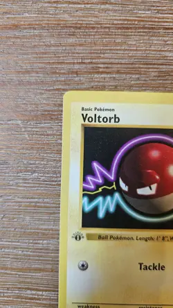 Pokemon TCG Voltorb Base Set 1st Edition Shadowless Common 67/102 LP/NM - Image 4
