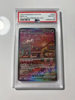PSA 8 Near Mint Mew EX SVP #053 Holo Promo 2023 English Pokemon 151 - Image 1