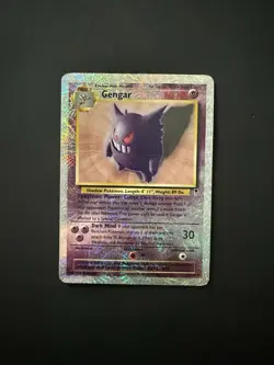 Pokemon Gengar Legendary Collection Reverse Holo #11 Ungraded Moderately Played - Image 1