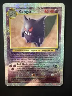 Pokemon Gengar Legendary Collection Reverse Holo #11 Ungraded Moderately Played - Image 2