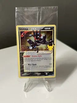 2021 Pokemon Black Star Promo #SWSH144 Greninja Gold Star Sealed Promo 📈 - Image 1