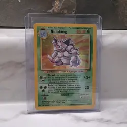 Nidoking 11/102 Holo Rare Base Set 1999 WOTC English 90 HP Stage 2 - Image 1