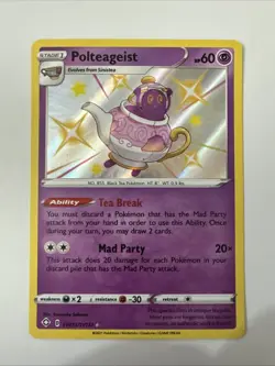 Pokemon TCG: Polteageist SV053/SV122 Shining Fates: Shiny Vault Holo Rare - Image 1