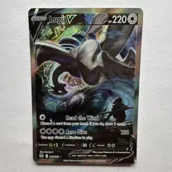 Lugia V 186/195 Silver tempest Pokemon near mint condition - Image 1